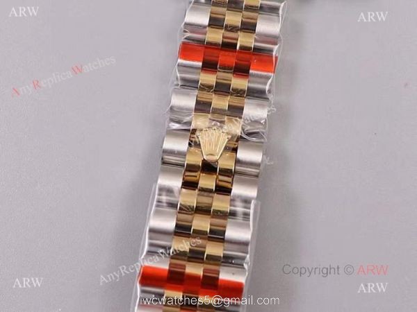 (TWF) Green Dial Rolex Datejust Jubilee Bracelet Swiss Replica Watches 31mm 6