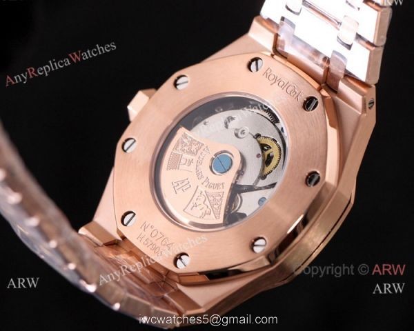 New Style Audemars Piguet Jumbo Rose Gold Automatic Watches 41mm 6