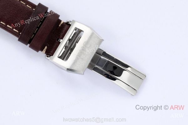BBR Swiss Replica IWC Big Pilots Constant-Force Tourbillon Watch Blue Dial 6