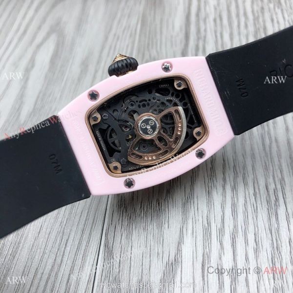 Swiss Quality Copy Richard Mille Rm007-1 Women Watch PinkRose Gold Case 6