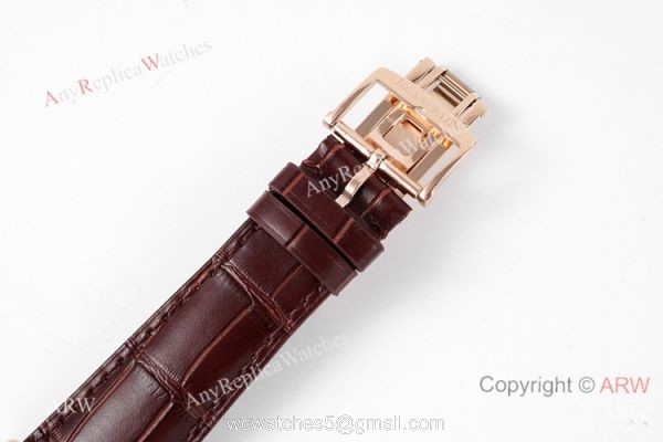 New Swiss Grade Blancpain Villeret Gmt Date 6662-1127-55 Rose Gold Watch 40mm 6