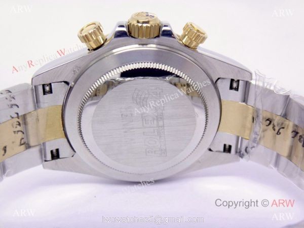 High Quality Daytona 2-Tone White Face Diamond Watch 7