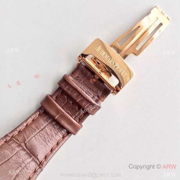 1:1 JF Factory Watch Royal Oak Audemars Piguet Replica Rose Gold Watch 7