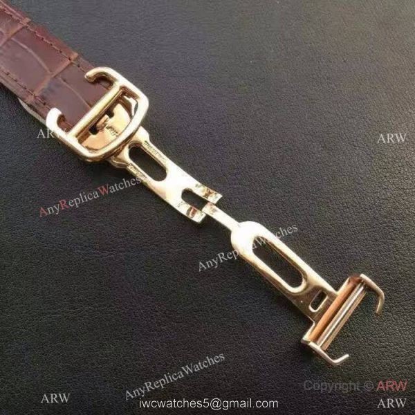 Copy Swiss Cartier Louis Moon Phase Watch Rose Gold 7