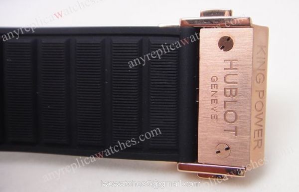 Hublot KING POWER GOLD 48mm Bezel in Red Gold and Black Rubber 7