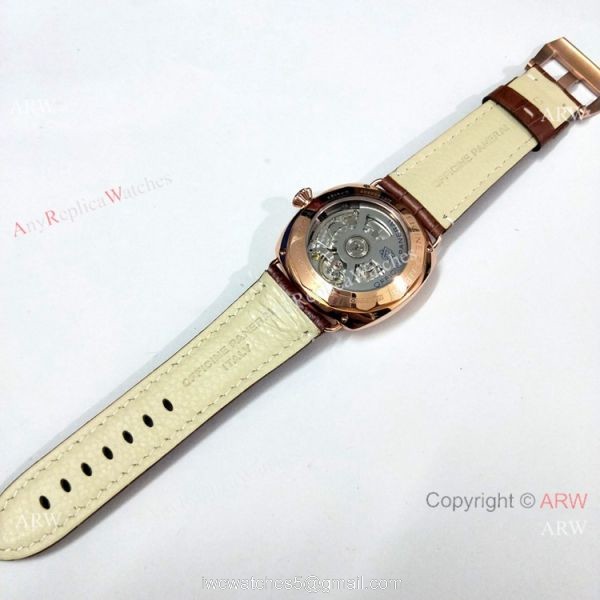 Officine Panerai Radiomir 8 Days GMT Oro Rosso Limited Edition Watch New Replica 7