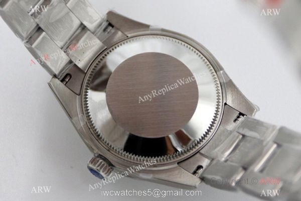 EW Factory 31mm Swiss AAA Replica Rolex Oyster Perpetual Watch Black Dial 7