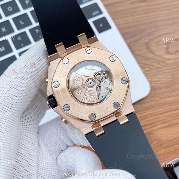 Fake Audemars Piguet Royal Oak Offshore WhiteBlack Dial Watches 7