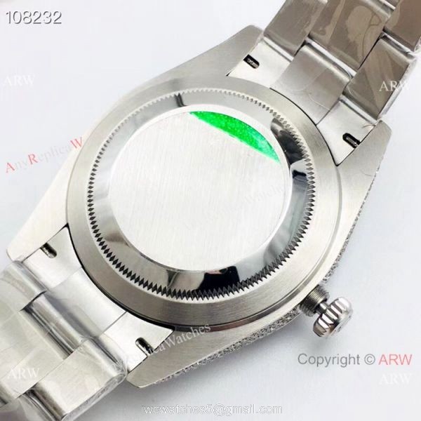 Rolex Datejust 41 SS Iced Out Watch Best AAA Replica Watches China 7