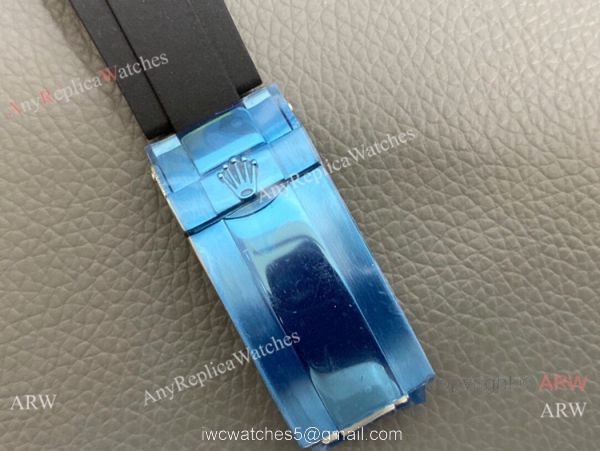 New Rolex Daytona Rubber Strap Replica Watch Stainless Steel Leopard Dial 7