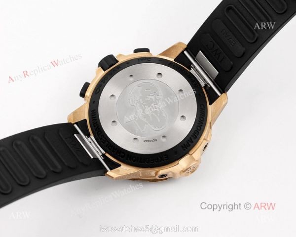 Replica IWC Aquatimer Chronograph 44mm Edition Expedition Charles Darwin Bronze Watch 7