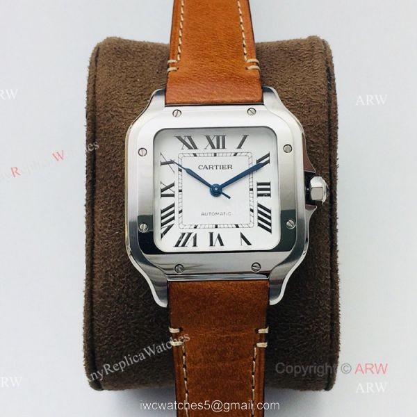 1:1 BV Factory Cartier Santos Cartier Watch Copy QuickSwitch Band 7