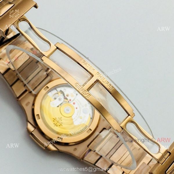 PPF V4 Patek Philippe Nautilus Rose Gold Replica Watch Swiss Grade 1 7