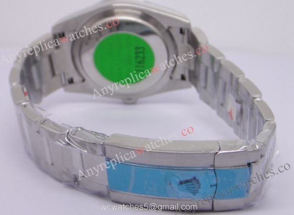 Rolex Datejust Stainless Steel Oyster Band Silver Roman Face Replica Watch 7