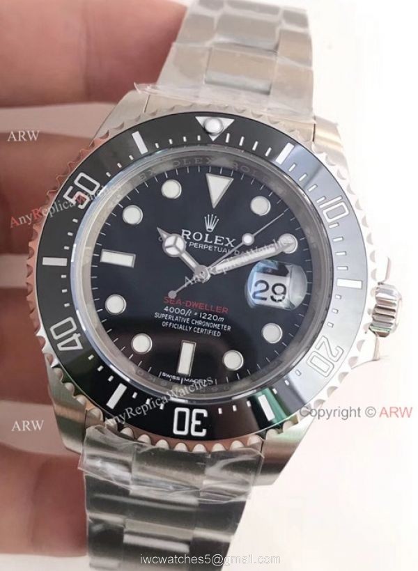 Noob Factory V3 ETA 2836 Rolex Sea Dweller 50th Anniversary Replica Watch 43MM 7