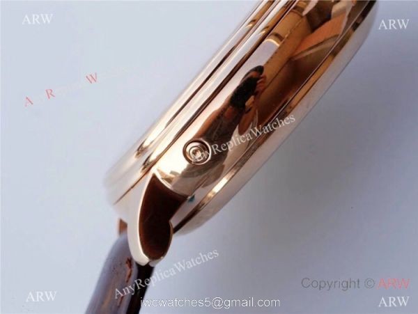 Best 1:1 Copy JB Factory Blancpain Villeret REAL Tourbillon 8 Jours Watch Rose Gold 7
