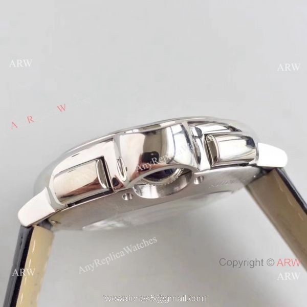 Swiss Replica Cartier Chronograph White Dial Watch 44mm 7