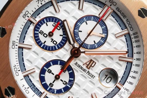 JH AUDEMARS PIGUET 26400SO CAL.3126 44MM ROSE GOLD CASE WATCH 7