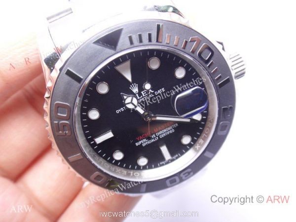 The Oyster Perpetual Stainless Steel Rolex Yacht Master replica watch 40mm 7