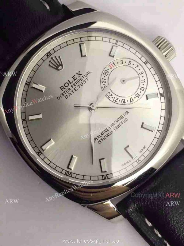 Replica Rolex Cellini Silver Dial Watch Swiss Grade Replica Watch 7