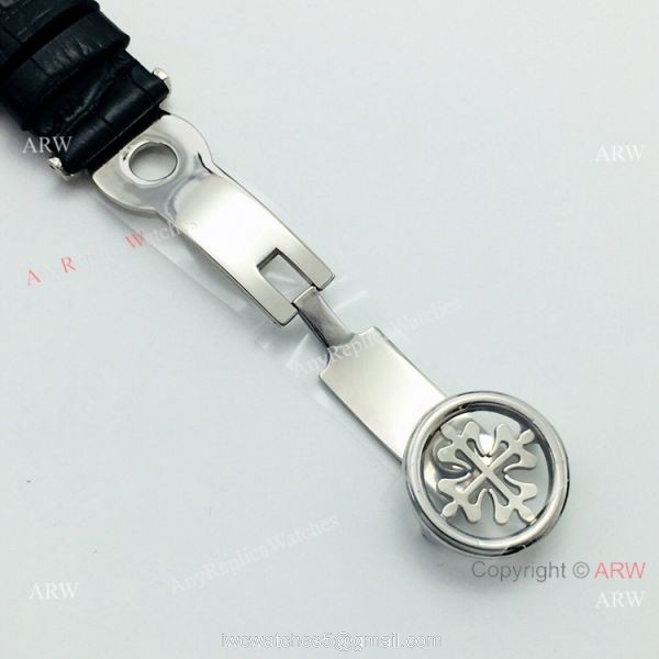 AAA Replica Patek Philippe Annual Calendar Blue Dial Men Watch Cal324 7