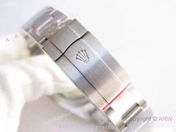 Replica Rolex Oyster Perpetual New Red Grape Dial Stainless Steel Swiss 3132 Watch JF Factory 7