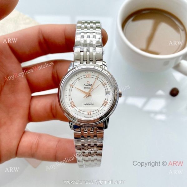 Clone Omega De Ville Prestige Lady Watches Stainless Steel 32mm 7