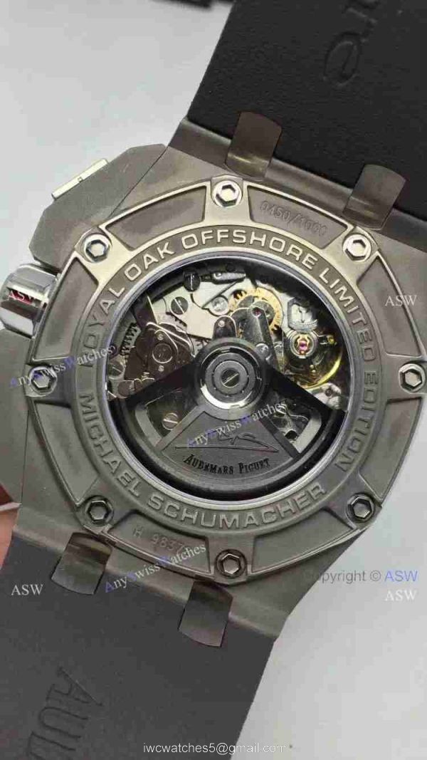 Swiss 3126 Audemars Piguet Michael Schumacher Black Dial Watch 7