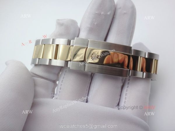 Rolex Oyster Perpetual Sky Dweller Replica Watch 2-Tone White 42mm 7