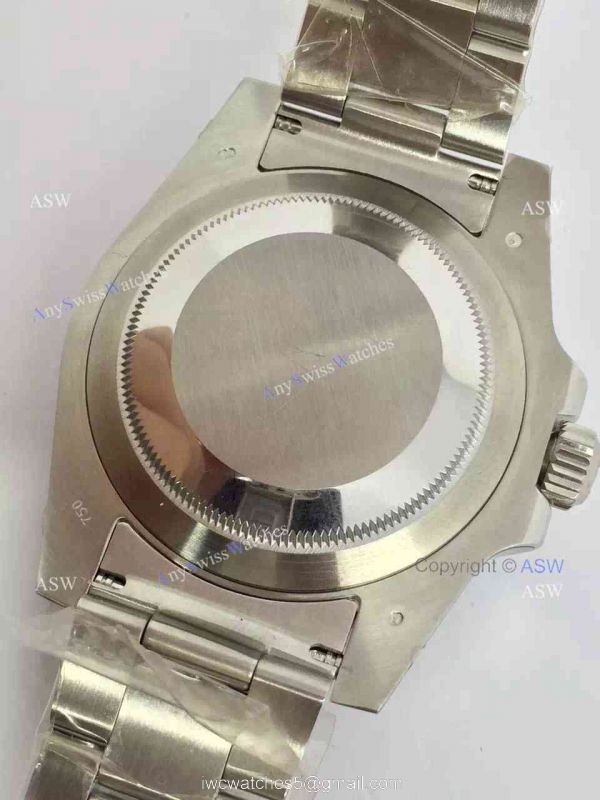 Swiss Fake Rolex Submariner Blue Dial Blue Ceramic Bezel Watch 7