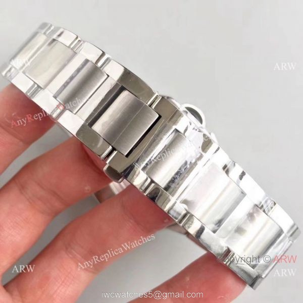 Copy Ballon Bleu Cartier Chronograph Watch Stainless Steel 7