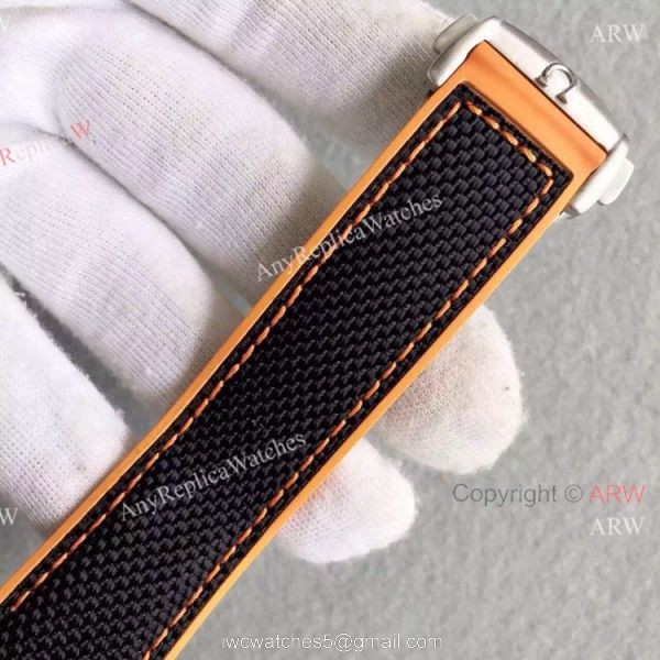 (OM)Swiss Replica Omega Seamaster 600m Master SS Black Chronograph Face 7