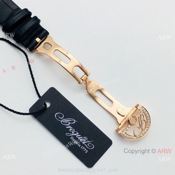 Swiss 1:1 Replica Breguet Reine De Naples Iced Out Watch Ladies 7