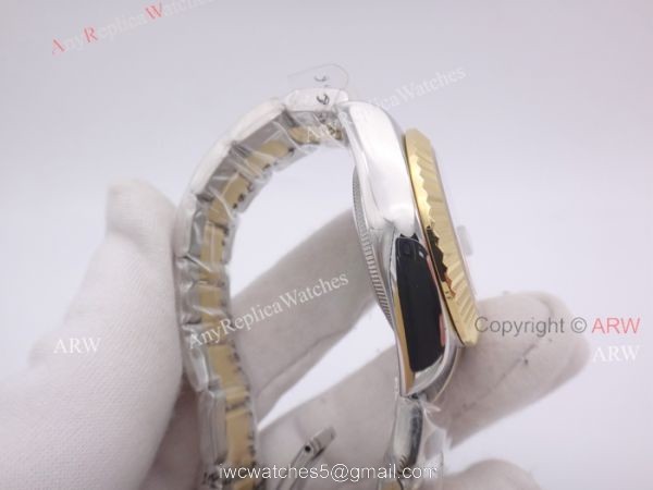 BLACK FRIDAY SALE Rolex Datejust 31mm Watch Diamond VI 2 Tone Olive Green Face Rolex 7