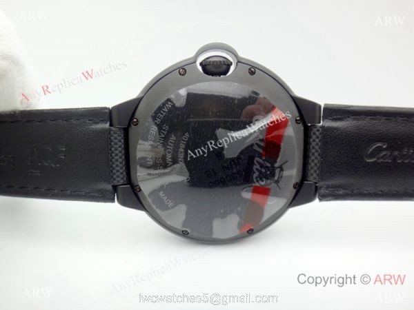 Cartier Ballon Bleu Black ADLC Case Wristwatch Newest Replica 7