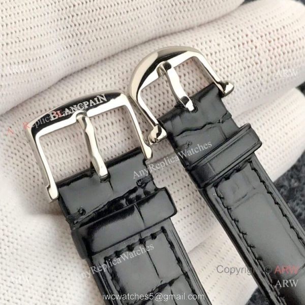 High Quality Copy Blancpain Lovers Watches SS Black Dial 7