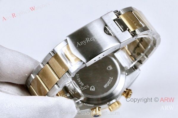 Replica Tudor Heritage Black Bay 42mm Watch Two Tone Black Dial 7