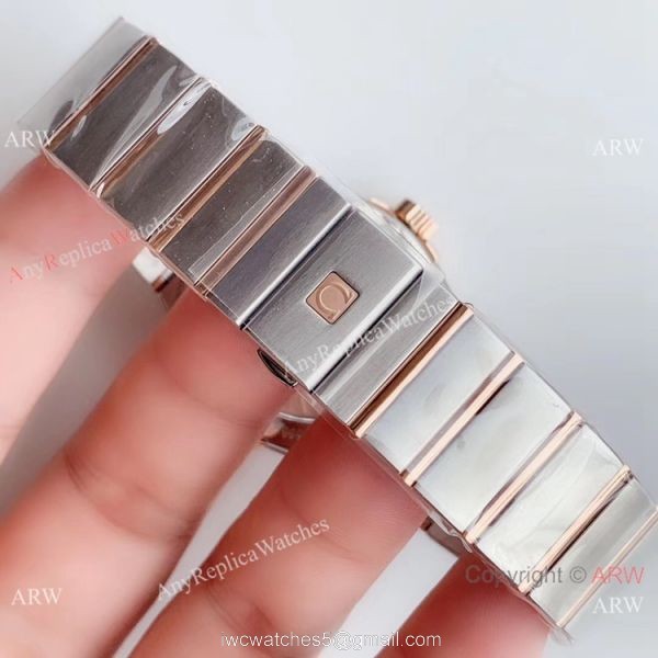 Omega Constellation Co-Axial 38mm Two Tone Rose Gold Watch VSF Asia 8500 7
