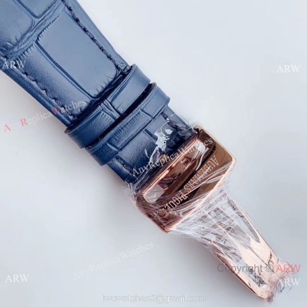 BF Factory Audemars Piguet Royal Oak 26331or Copy Watch Rose Gold Blue Face 7