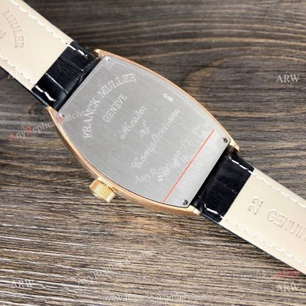 New Copy Franck Muller Crazy Hour Rose Gold Iced Out Watch 7
