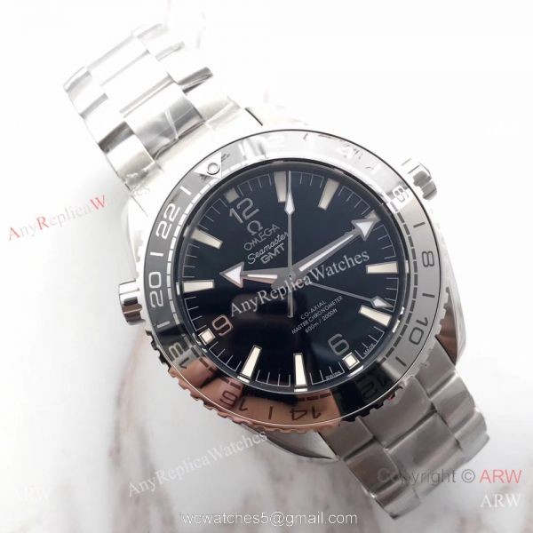 Swiss Grade Omega Seamaster GMT 600m Replica Watch SS New Bezel 7