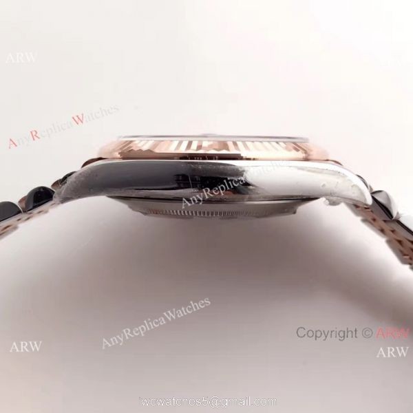 (EW) Rolex Everose Replica Watch 41mm Datejust II Rose Gold Dial Smooth Bezel 7