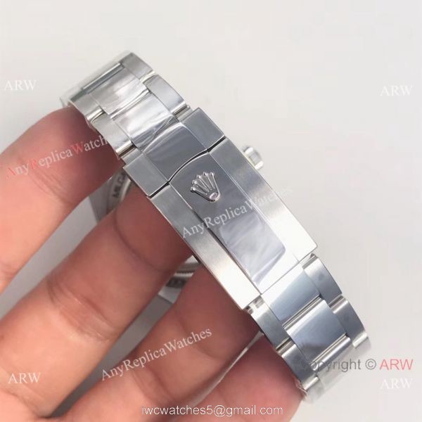 AR Factory Swiss Rolex Milgauss 904L Stainless Steel Watch Green Glass 40mm 7