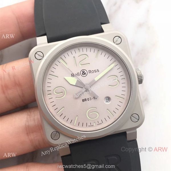 Swiss Copy Bell Ross BR 03-92 Limited Edition Watch Frosted Case Pink Dial 7
