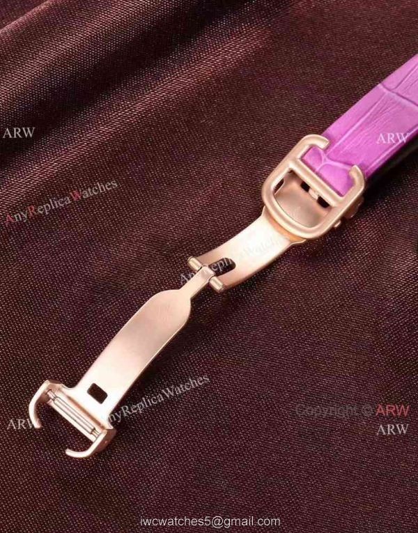 Wholesale Price Replica Cartier Pasha Lady Watch Rose Gold Case Blue Version 7