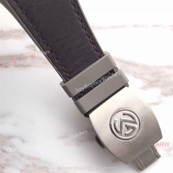 Swiss 1:1 Knock off Franck Muller V45 Titanium Watch Gray Face 45mm 7