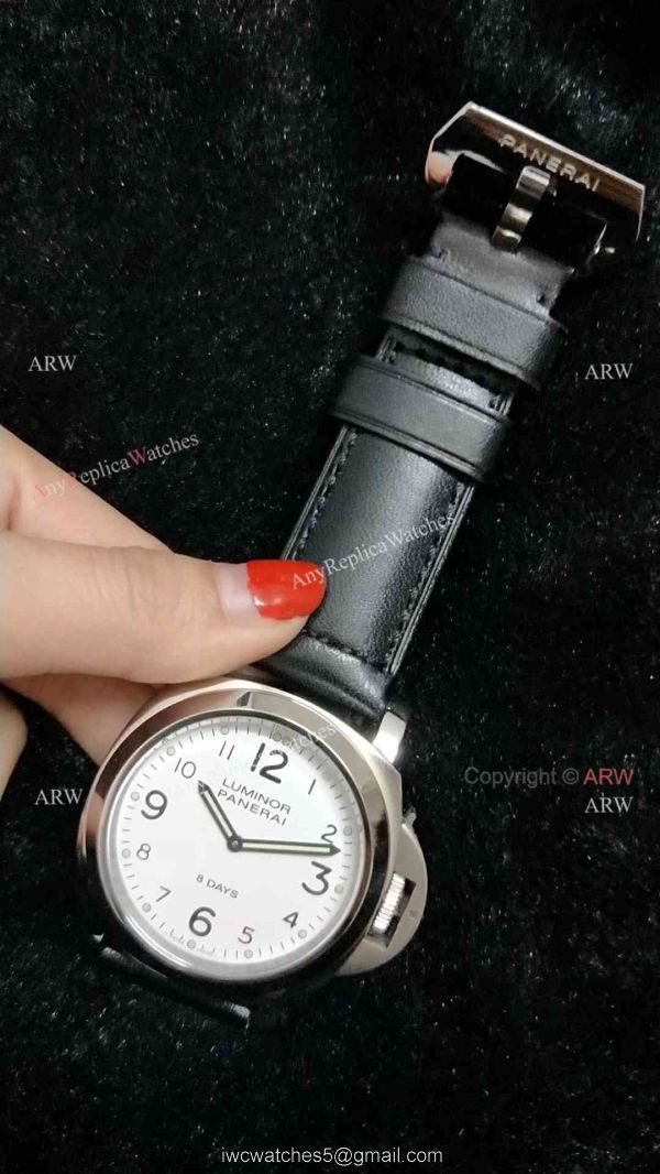 Luminor Panerai 8 Days White Dial Replica Watch PAM561 7