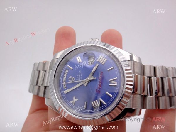 High Quality Replica Rolex Day-Date New Faceted Roman Numerals 7