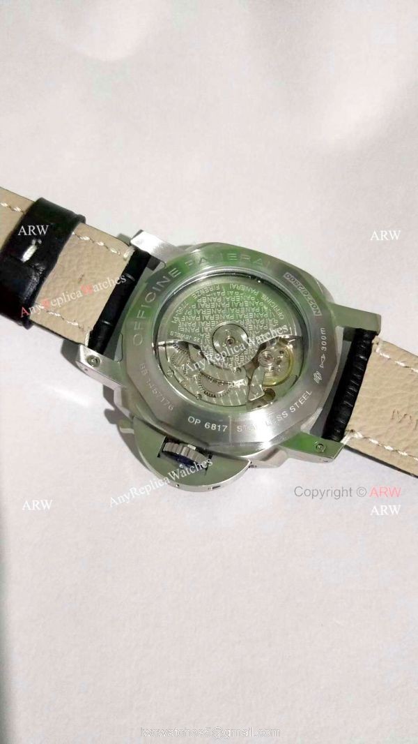 Copy AM365 Panerai Luminor Equation SS Orange Number Watch 7