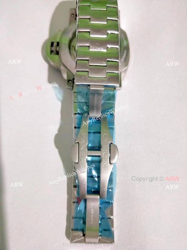 Replica Luminor GMT PAM 320 Panerai Bracelet Stainless Steel Watch 7